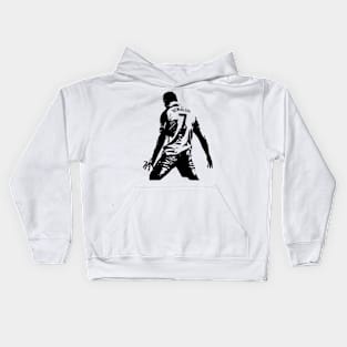 ronaldo fans art Kids Hoodie